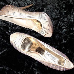 NWOT Jennifer Lopez super sparkly stiletto rhinestone heels